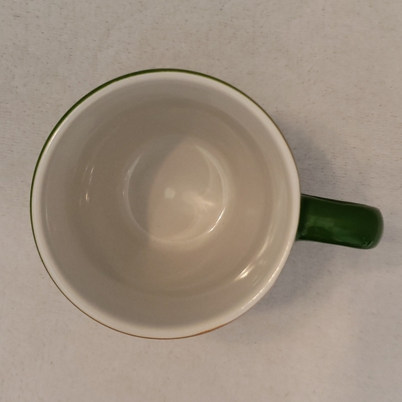 Mahmood Green Gold Graphic Spell Out Coffee Expresso Tea Mug - Picture 5 of 7